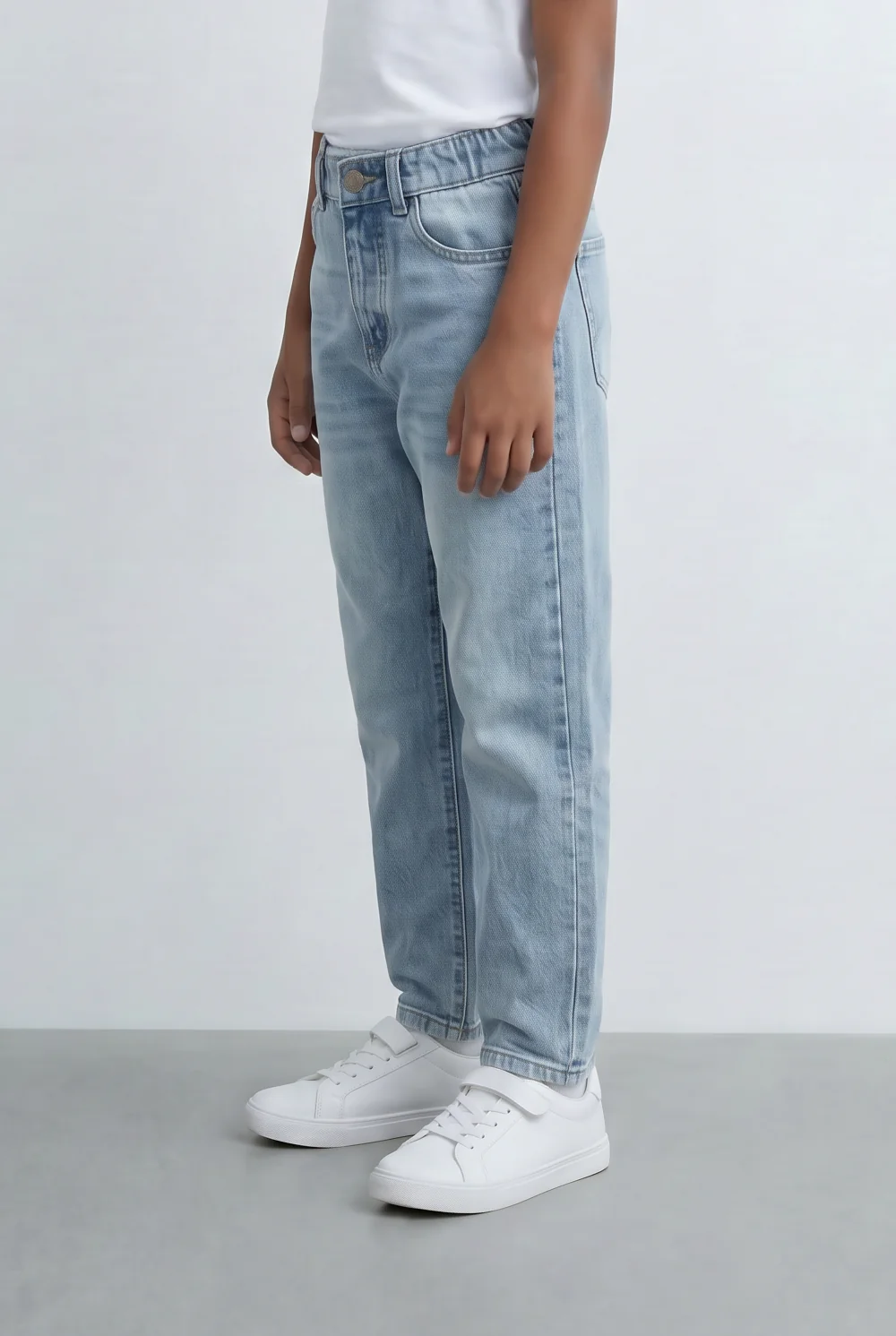 Boy's Tomato Store Jeans Denim Boyfriend Pants With Five Pockets - Image 19
