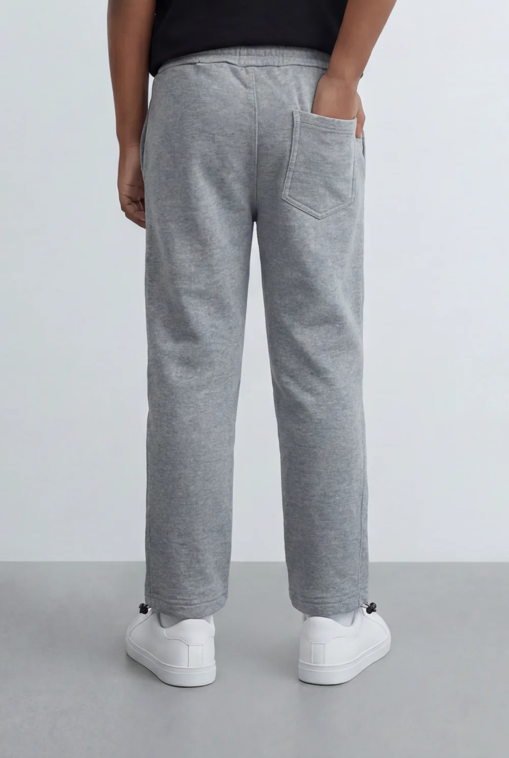 Boy's Tomato Store Jogger Sweatpants Contrast Side Piping Elastic Waistband Melton Regular Fit - Image 10