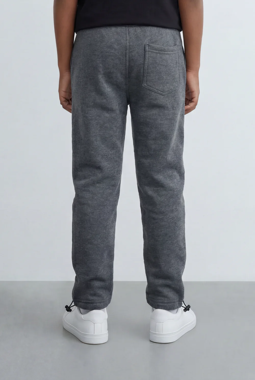 Boy's Tomato Store Jogger Sweatpants Contrast Side Piping Elastic Waistband Melton Regular Fit - Image 2