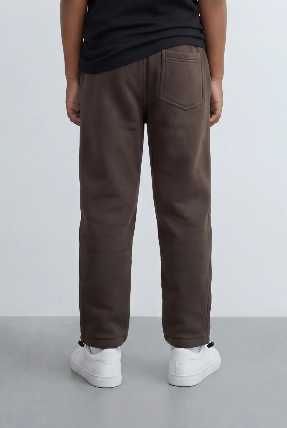 Boy's Tomato Store Jogger Sweatpants Contrast Side Piping Elastic Waistband Melton Regular Fit - Image 6
