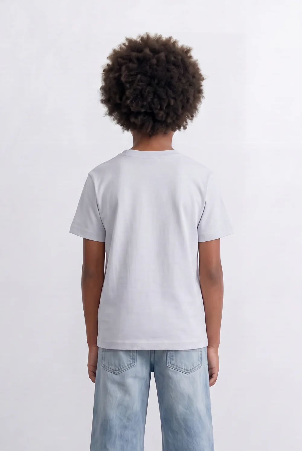 Boy's Tomato Store Minimal Badge T-Shirt Small Chest Label Detail Clean Front Design - Image 10