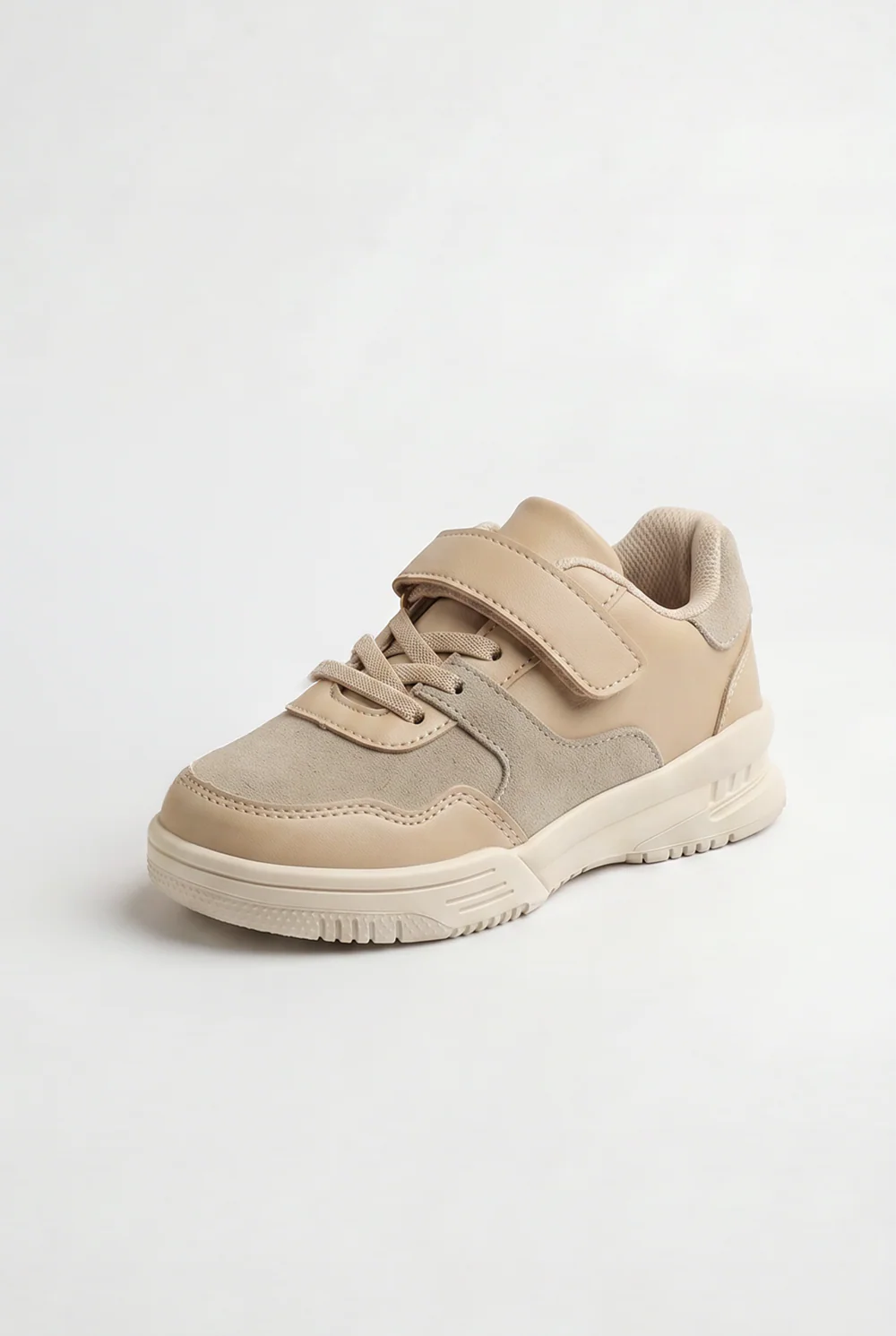 Boy's Tomato Store Strap Sneaker Easy Hook And Loop Closure Lace Detail Shoes - Image 11