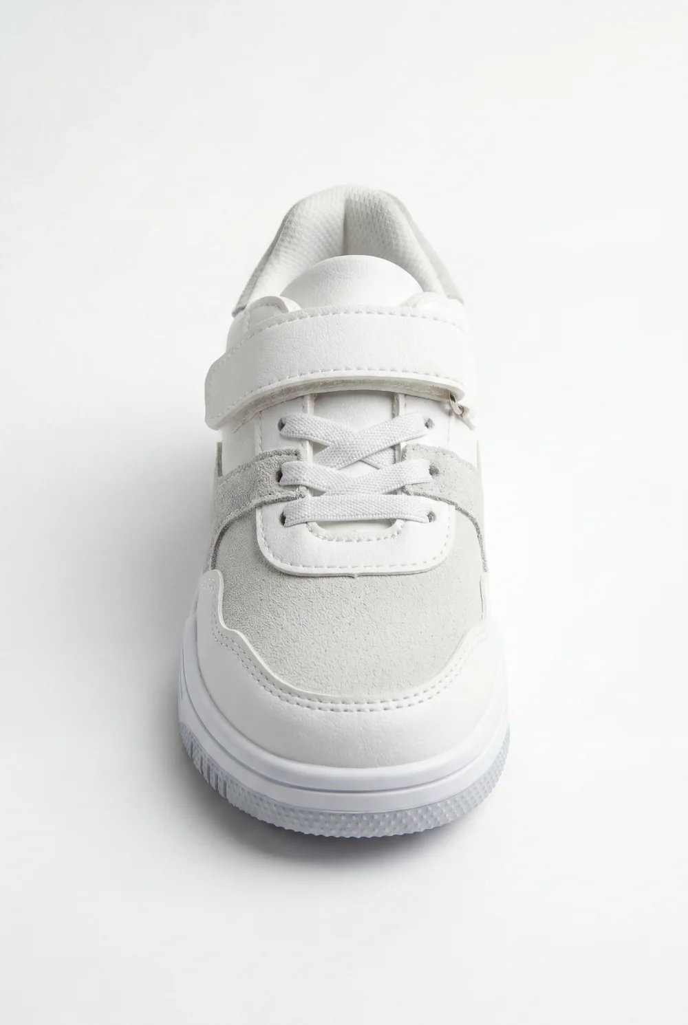 Boy's Tomato Store Strap Sneaker Easy Hook And Loop Closure Lace Detail Shoes - Image 4