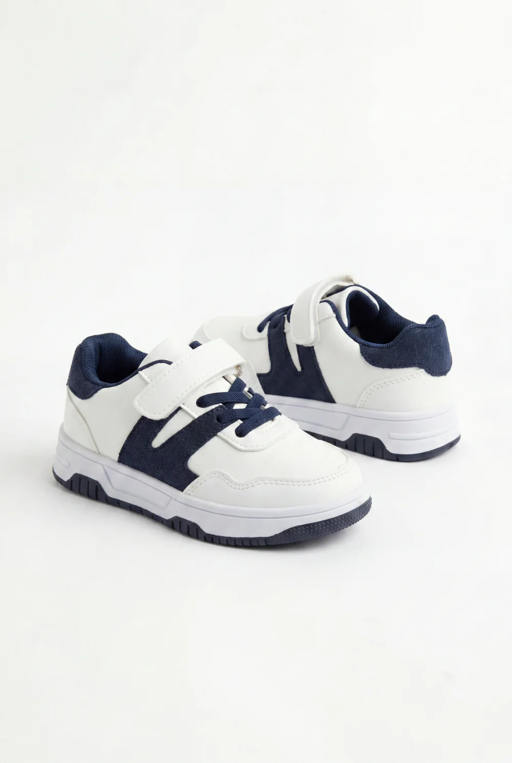 Boy's Tomato Store Strap Sneaker Easy Hook And Loop Closure Lace Detail Shoes - Image 5