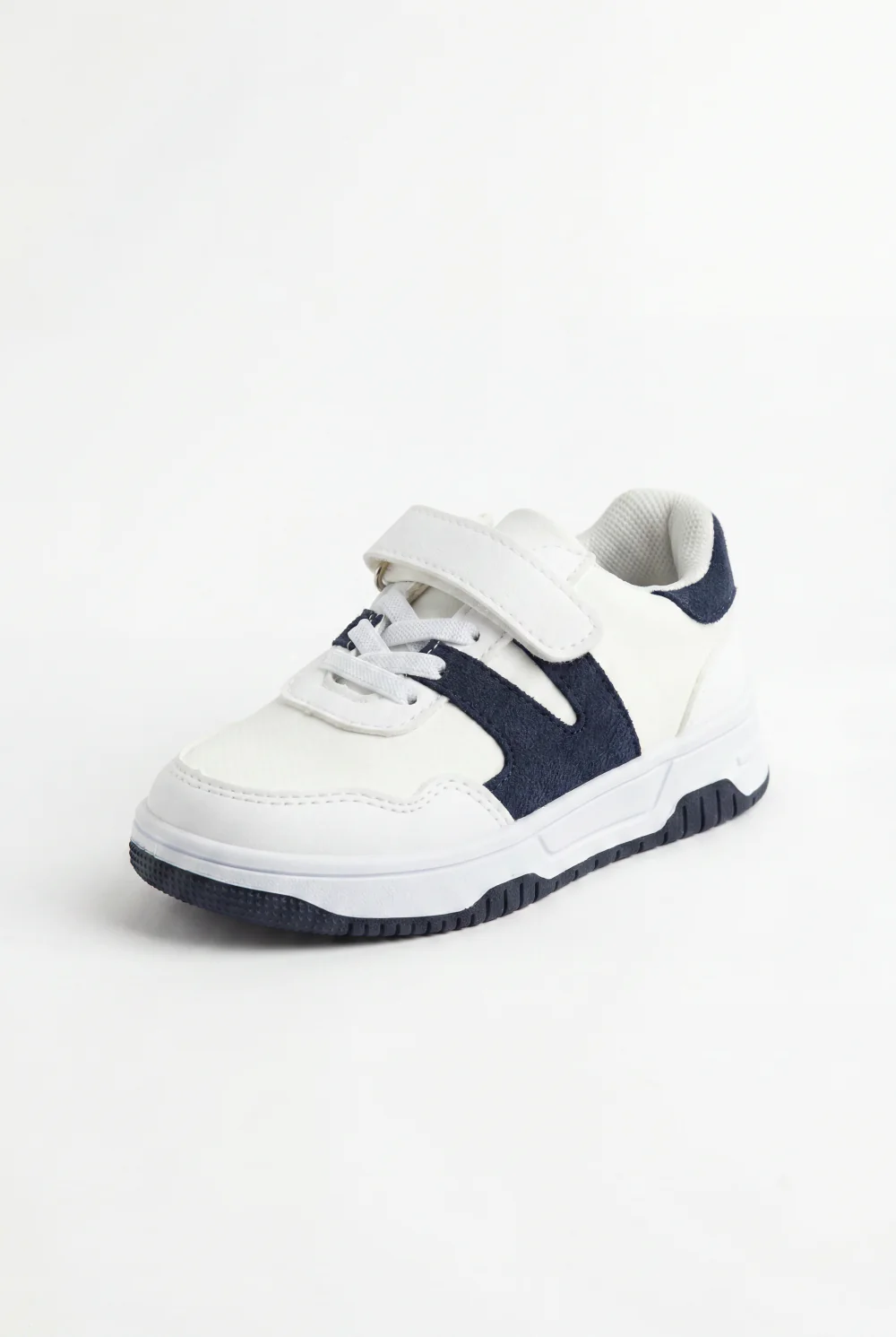 Boy's Tomato Store Strap Sneaker Easy Hook And Loop Closure Lace Detail Shoes - Image 6