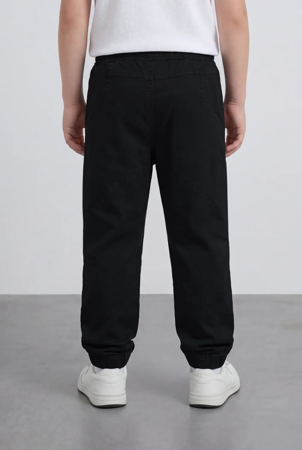 Boy's Tomato Store Utility Cargo Jogger Elastic Waist Multi Pocket Design Panel Seam Construction Elastic Cuff Hem - Image 6