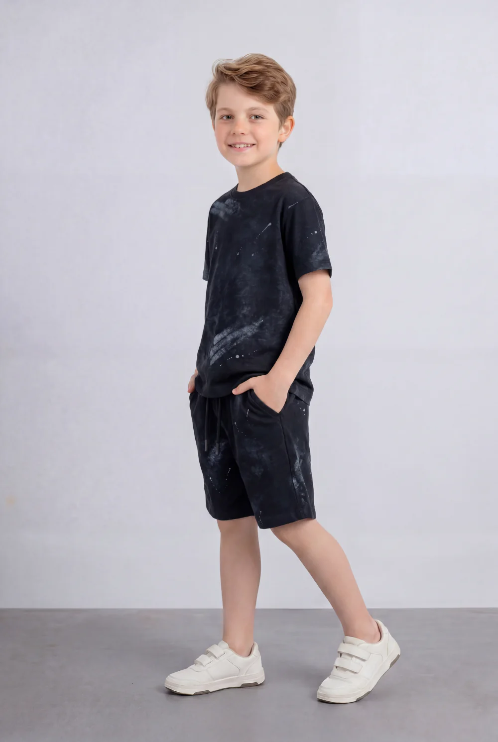 Boy's Tomato Store Acid Wash Effect Set Outfit - Image 3
