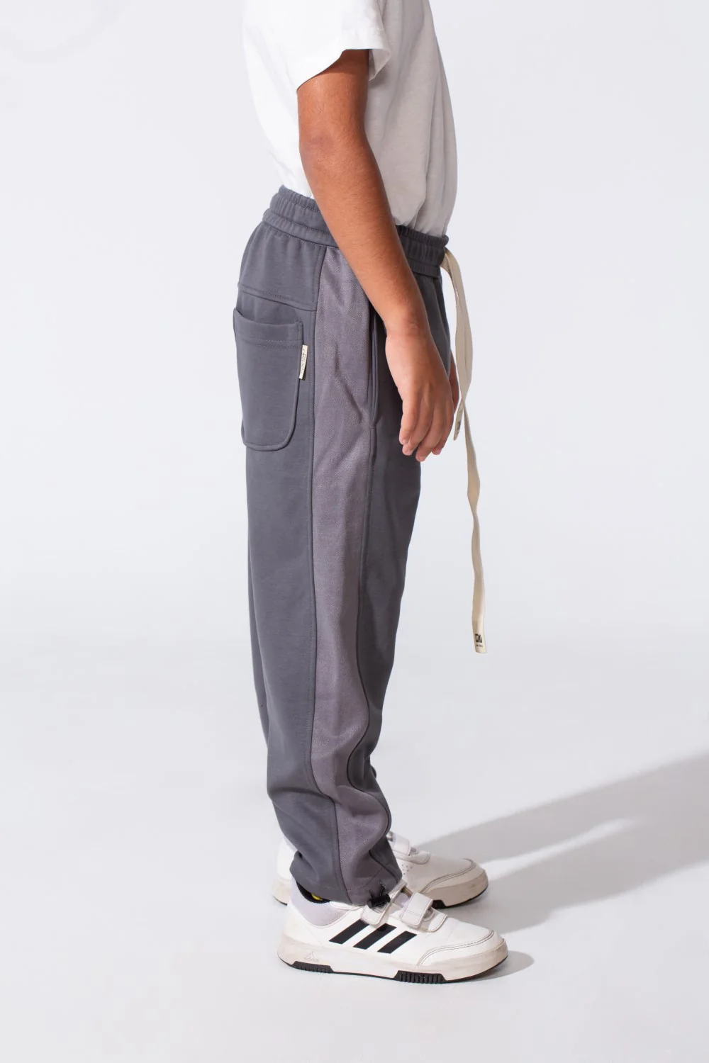 Boy's Tomato Sweatpants With Elastic Waistband And Drawstring - Image 15