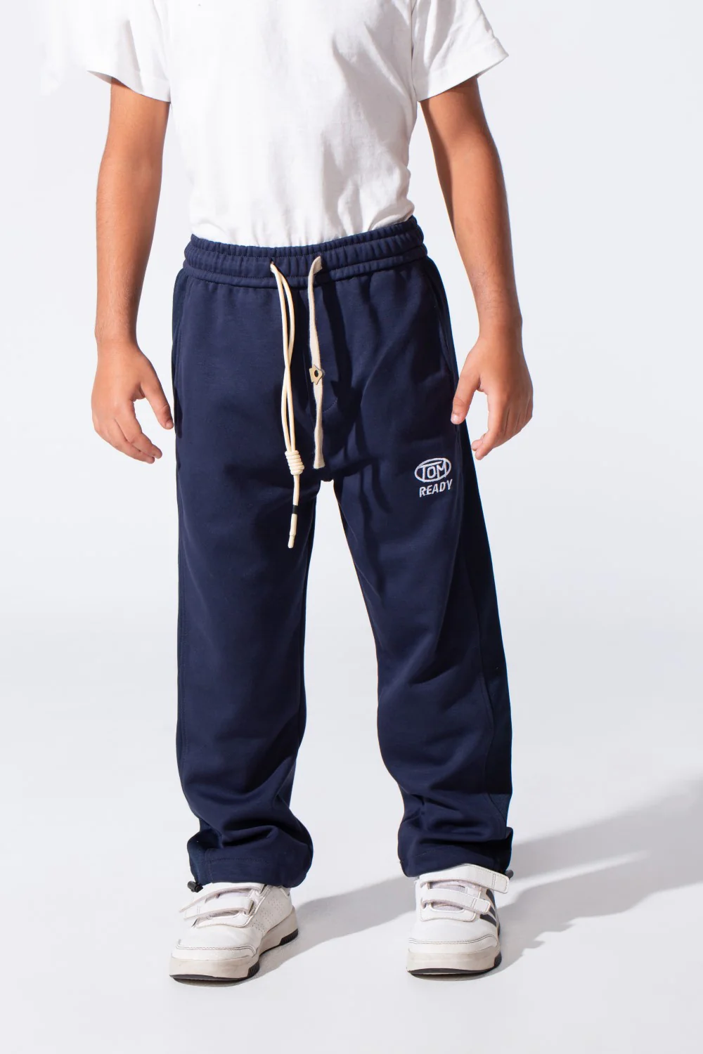 Boy's Tomato Sweatpants With Elastic Waistband And Drawstring - Image 21