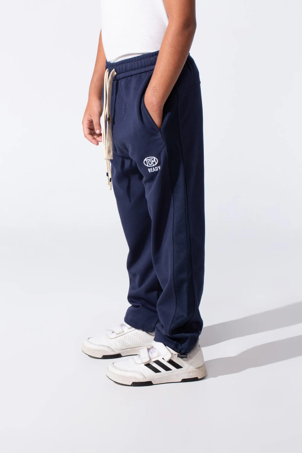 Boy's Tomato Sweatpants With Elastic Waistband And Drawstring - Image 24
