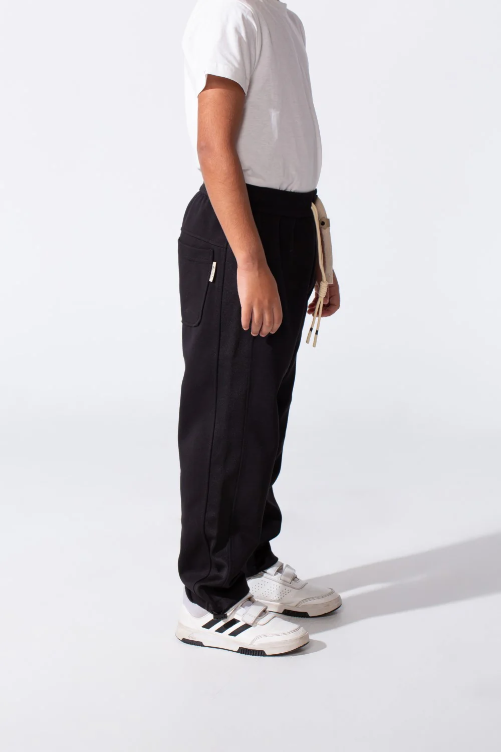 Boy's Tomato Sweatpants With Elastic Waistband And Drawstring - Image 7