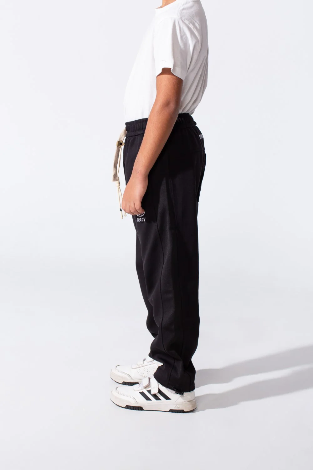Boy's Tomato Sweatpants With Elastic Waistband And Drawstring - Image 8