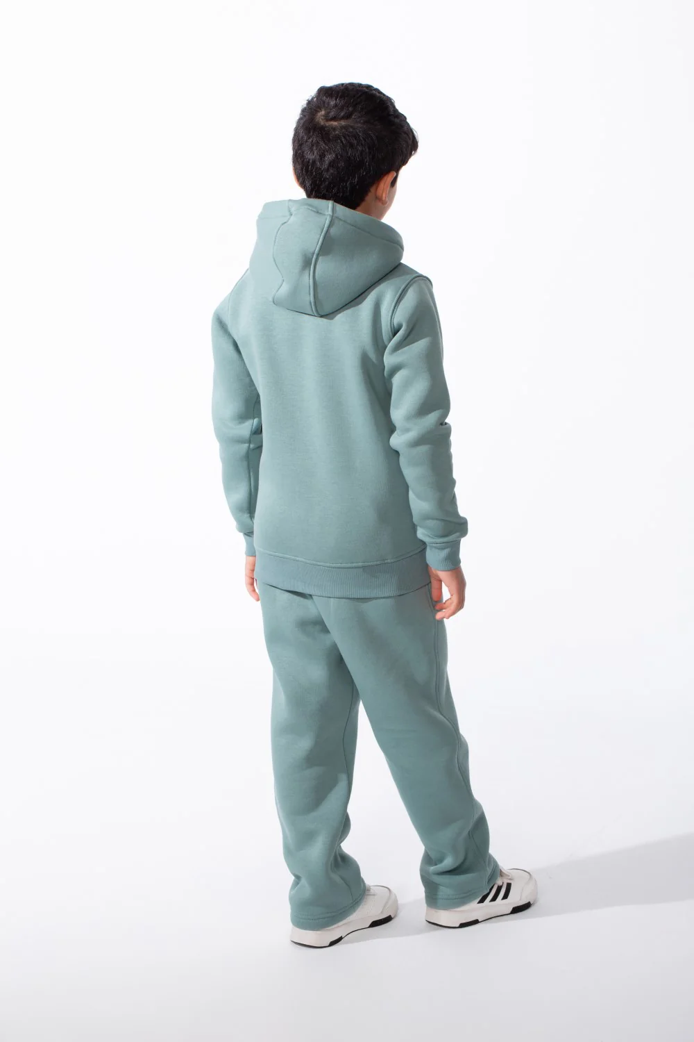 Boy's Tracksuit Front Zipper Split Pockets Stylish Cozy Everyday Look Oversize Outfit - Image 15