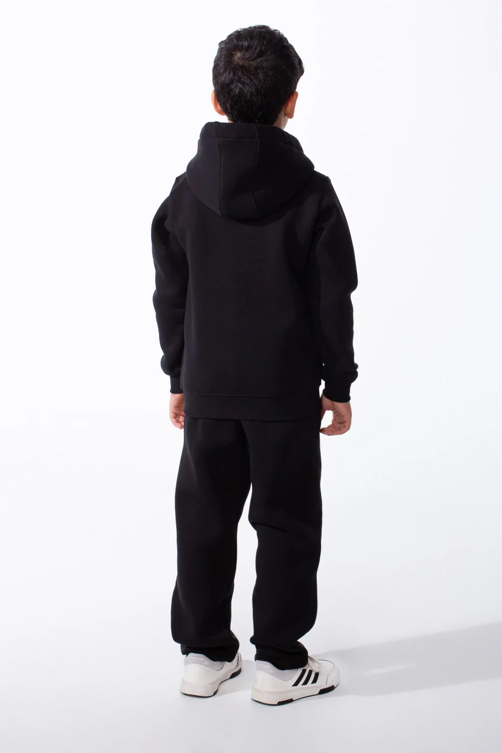Boy's Tracksuit Front Zipper Split Pockets Stylish Cozy Everyday Look Oversize Outfit - Image 6