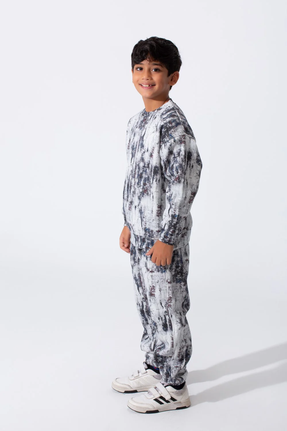 Boy's Two Pieces Milton Outfit Slim Fit Crew Neck - Image 3