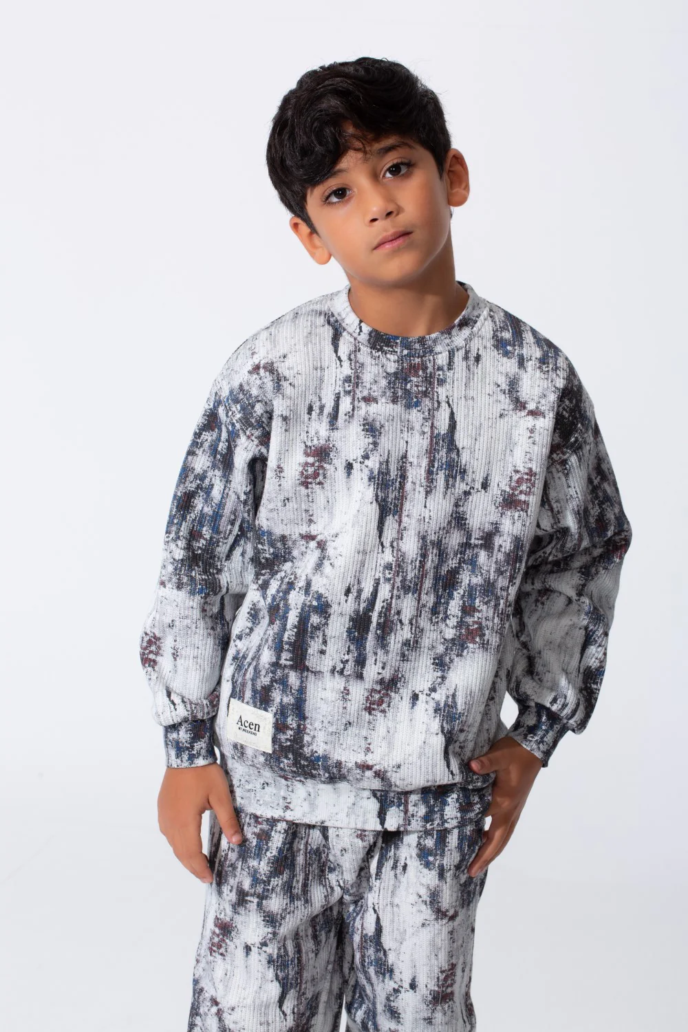 Boy's Two Pieces Milton Outfit Slim Fit Crew Neck - Image 4