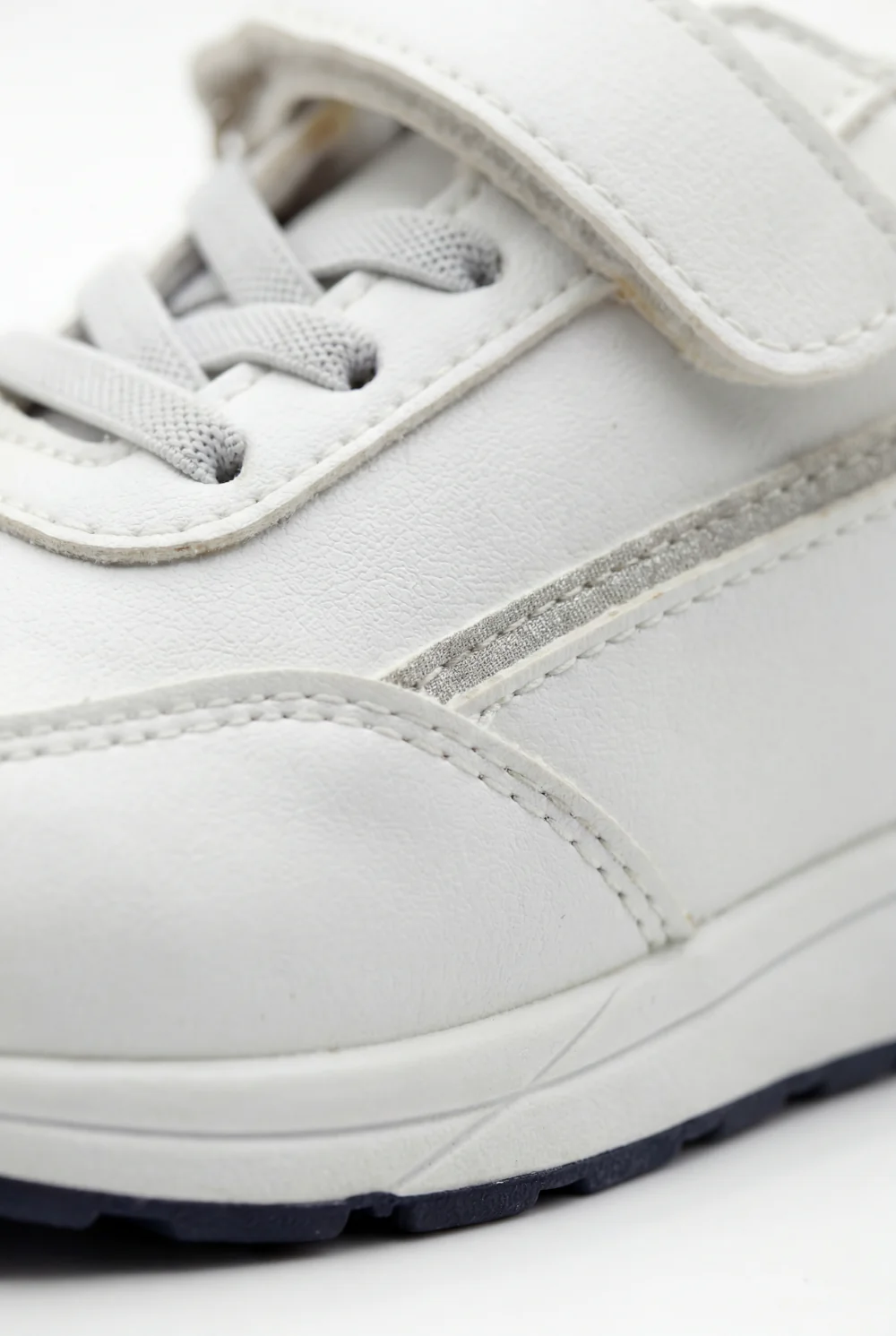 Boy's Versatile Sneaker Structured Feel For All-Day Support Subtle Stitching Details Hook And Loop Strap Shoes - Image 3