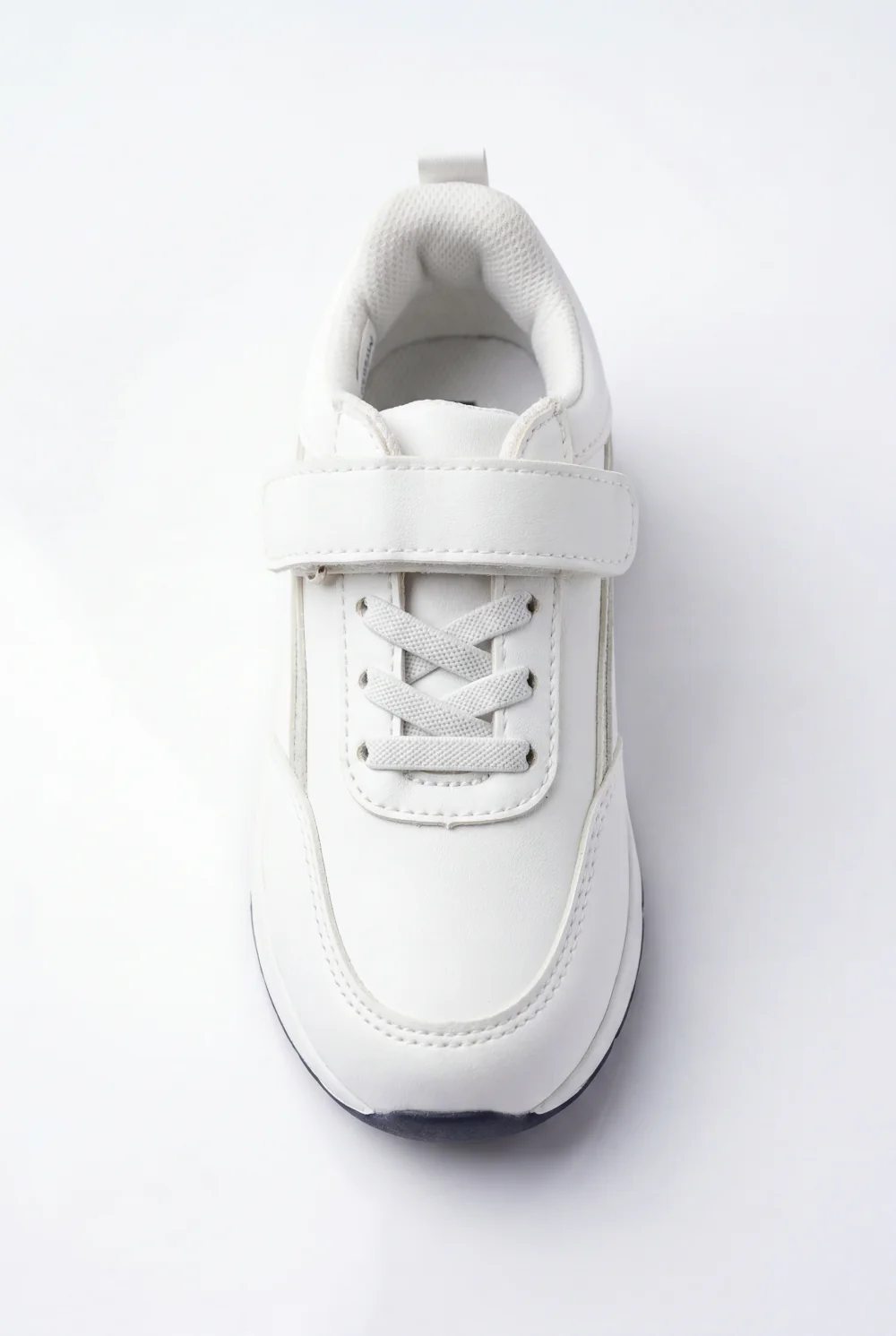 Boy's Versatile Sneaker Structured Feel For All-Day Support Subtle Stitching Details Hook And Loop Strap Shoes - Image 4