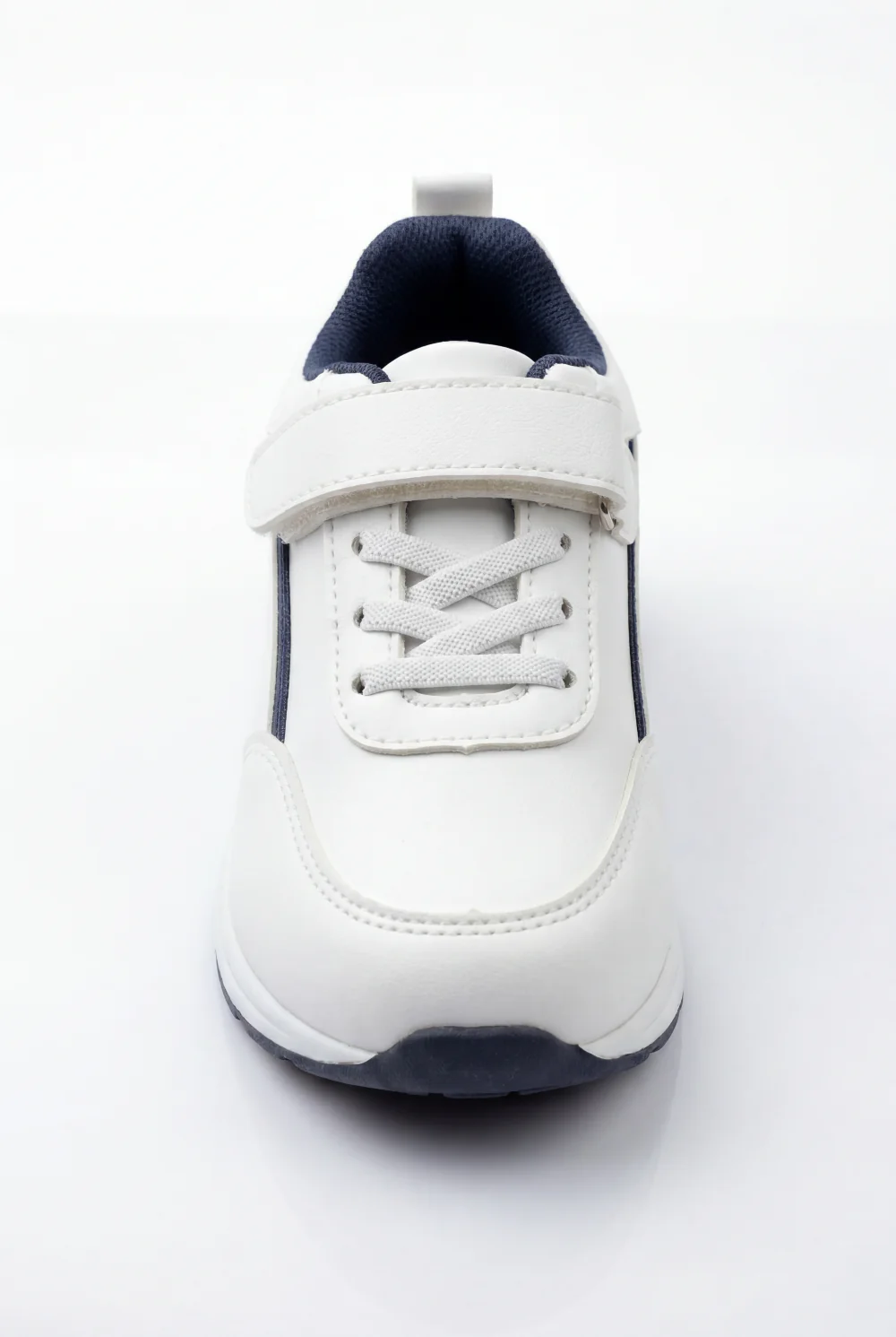 Boy's Versatile Sneaker Structured Feel For All-Day Support Subtle Stitching Details Hook And Loop Strap Shoes - Image 8