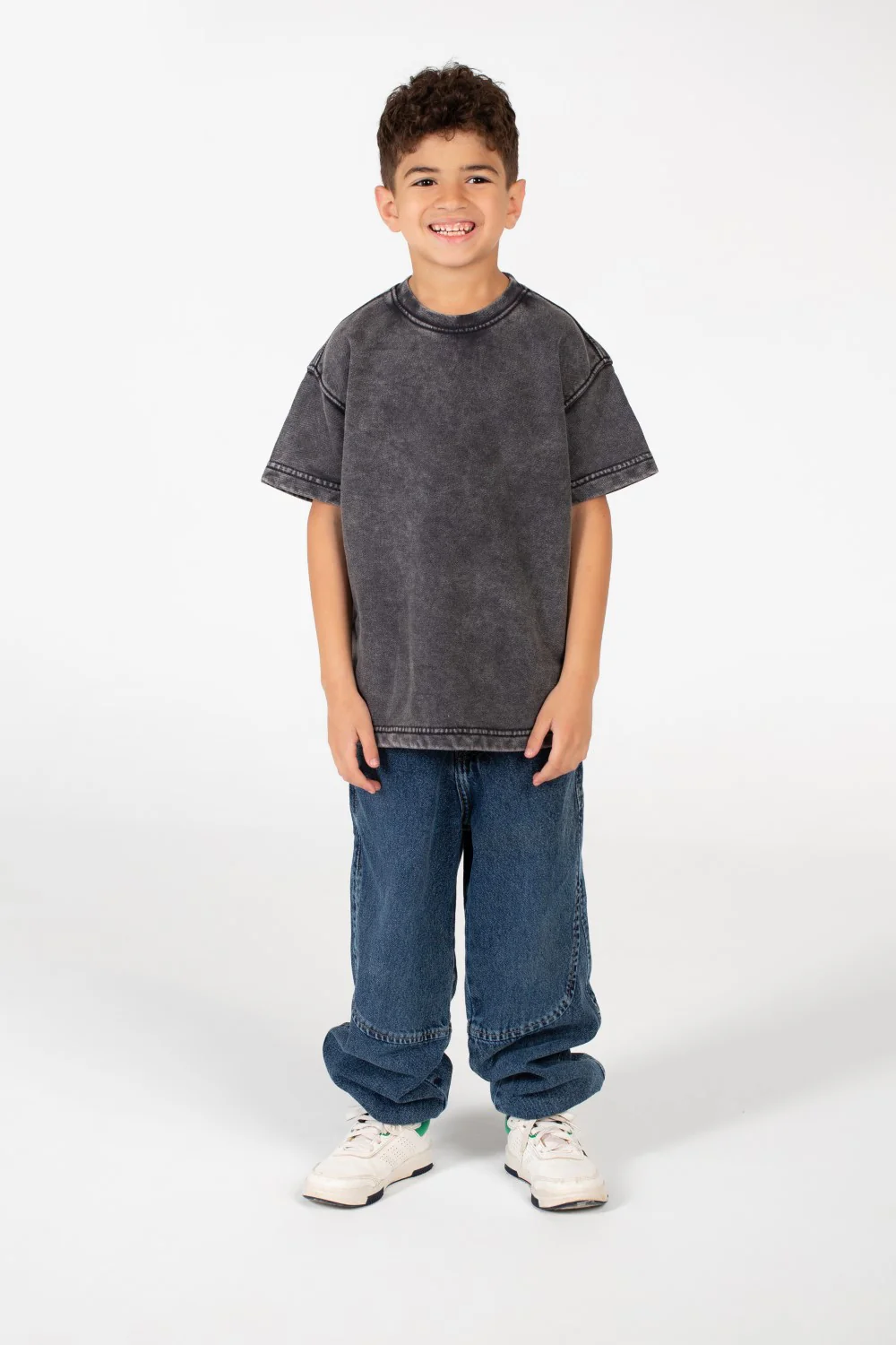 Boy's Washed Short Sleeve T-Shirt - Image 4