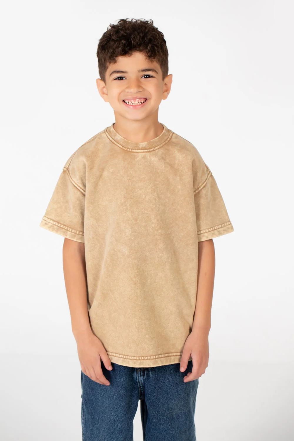 Boy's Washed Short Sleeve T-Shirt - Image 5