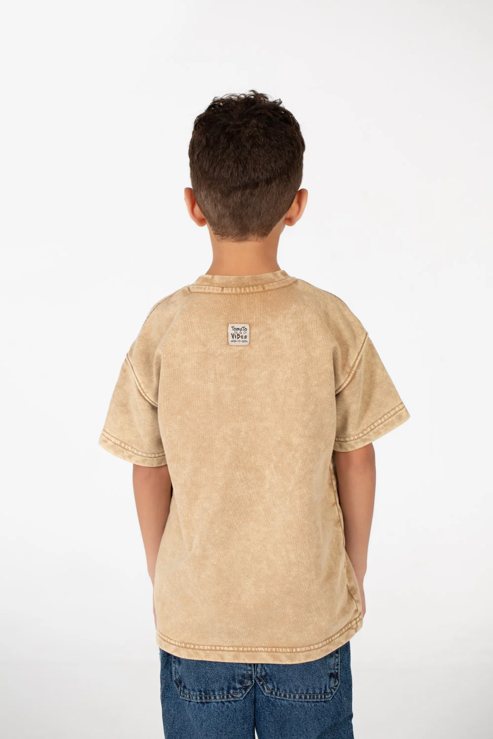 Boy's Washed Short Sleeve T-Shirt - Image 6
