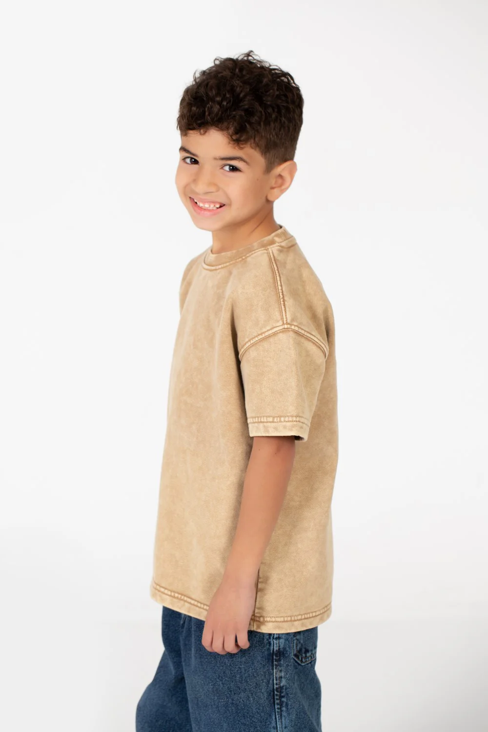 Boy's Washed Short Sleeve T-Shirt - Image 7