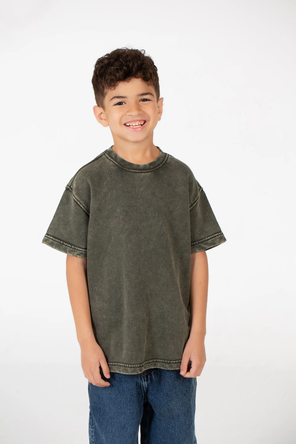 Boy's Washed Short Sleeve T-Shirt - Image 9