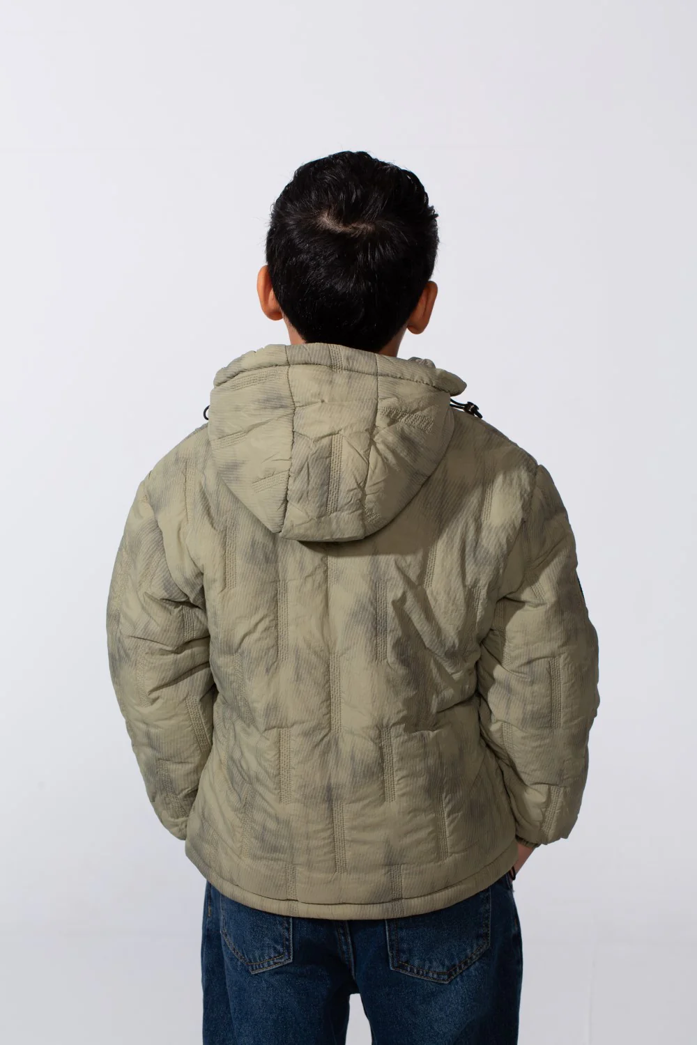 Boy's Waterproof Hooded Long Sleeve Jacket With Pockets Puffer - Image 12