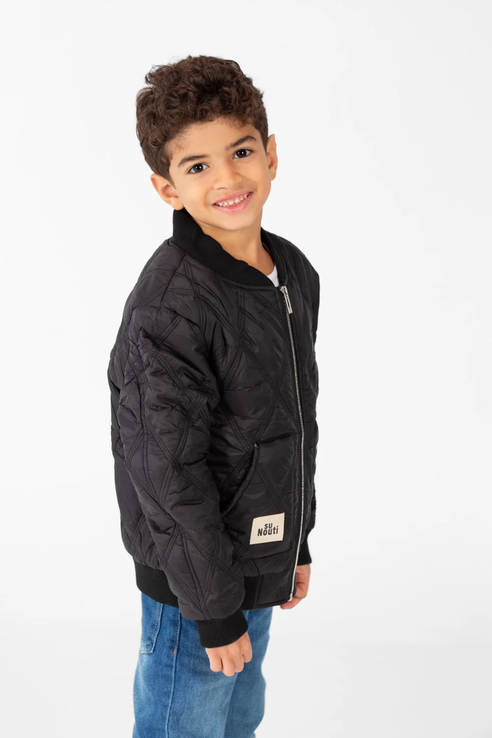 Boy's Waterproof Jacket With Front Pockets And Full Zippers - Image 3