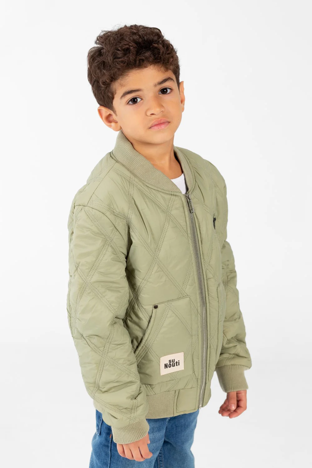 Boy's Waterproof Jacket With Front Pockets And Full Zippers - Image 7