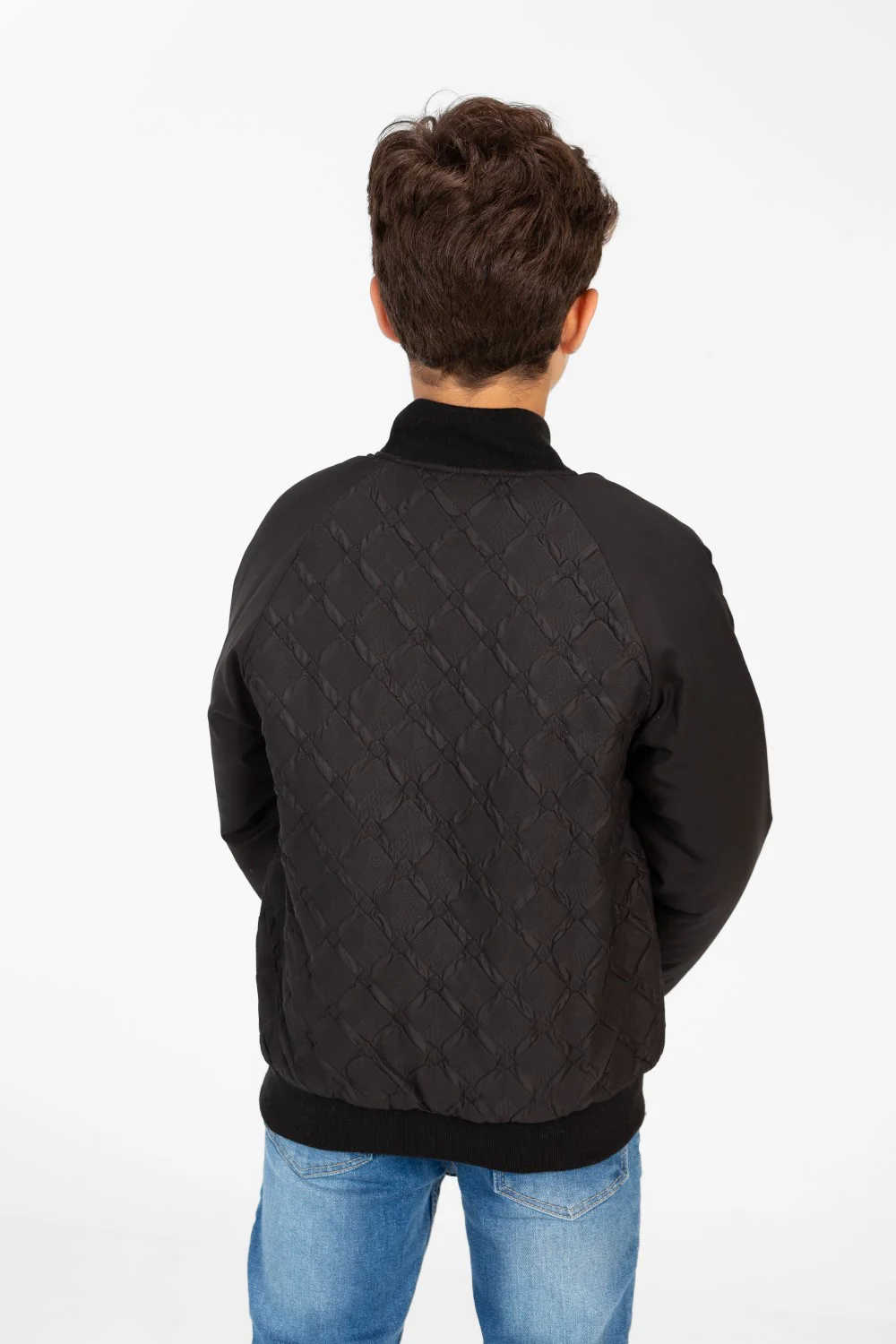 Boy's Waterproof Jacket With Front Zipper And Long Sleeves - Image 2
