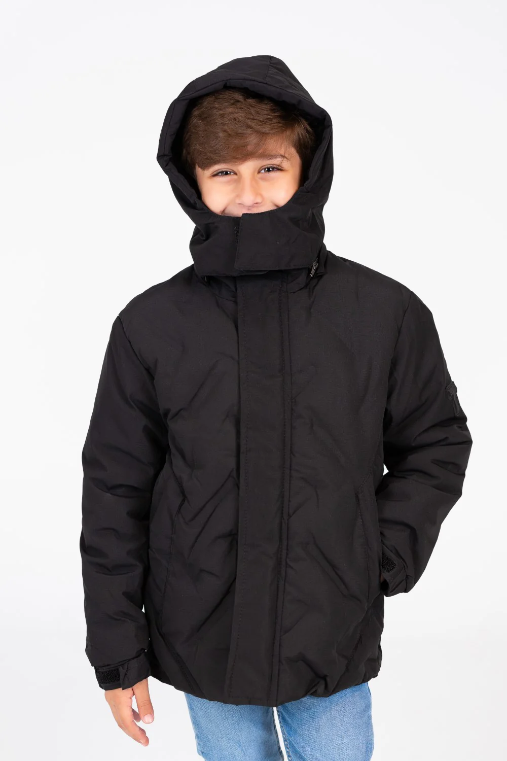 Boy's Waterproof Padded Long Sleeved Puffer Jacket - Image 5