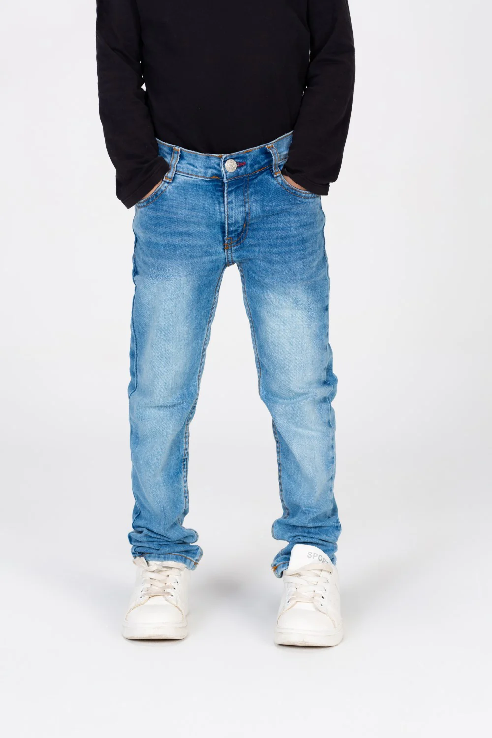 Boys Well Used Laser Jeans Pants With Distinctive Details - Image 12