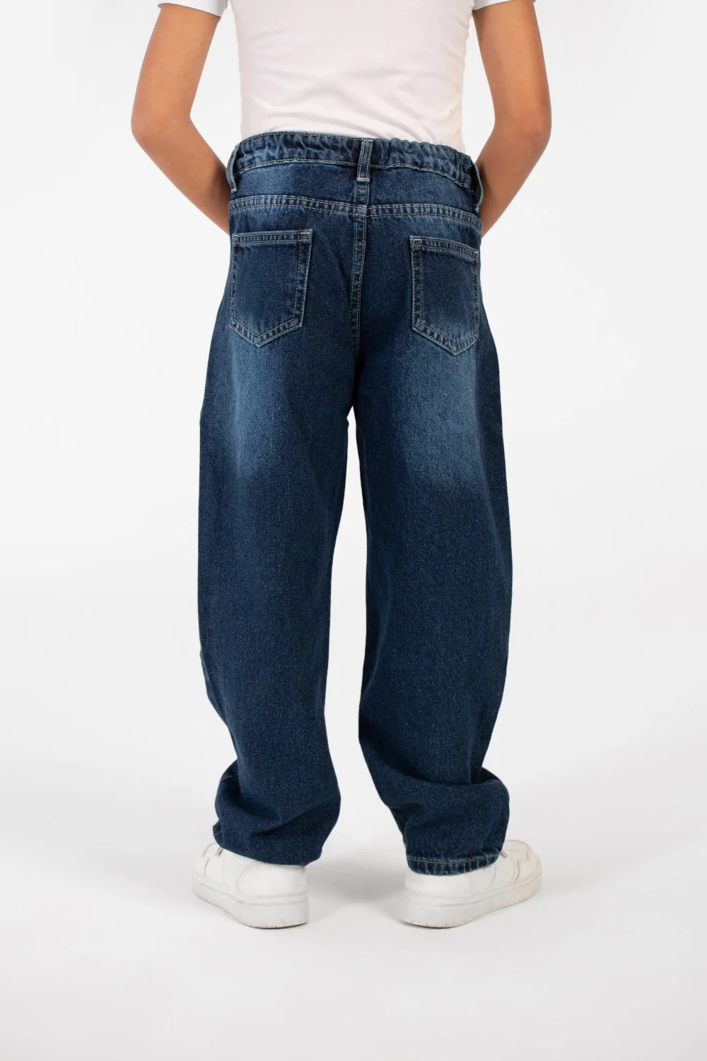 Boy's Wide Leg Jeans Pants With Five Pockets And Modern Design - Image 10