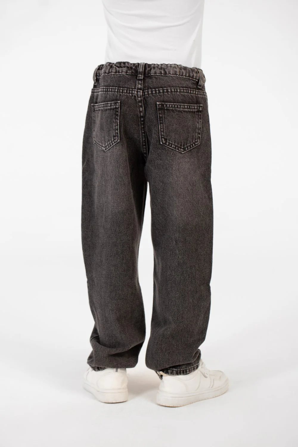 Boy's Wide Leg Jeans Pants With Five Pockets And Modern Design - Image 14