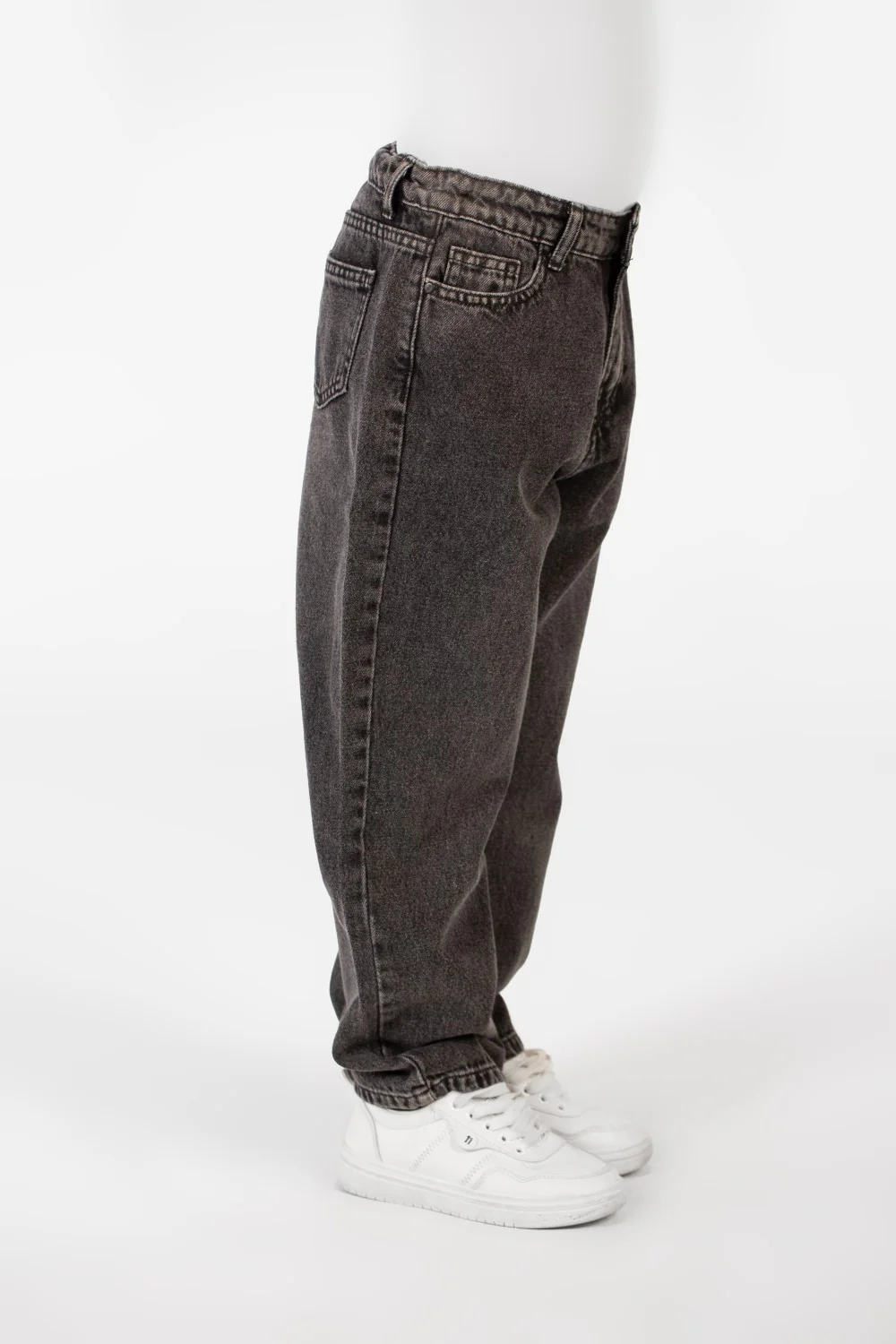 Boy's Wide Leg Jeans Pants With Five Pockets And Modern Design - Image 15