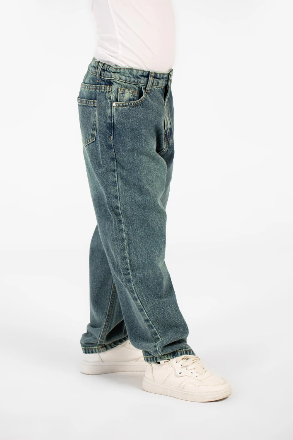 Boy's Wide Leg Jeans Pants With Five Pockets And Modern Design - Image 19