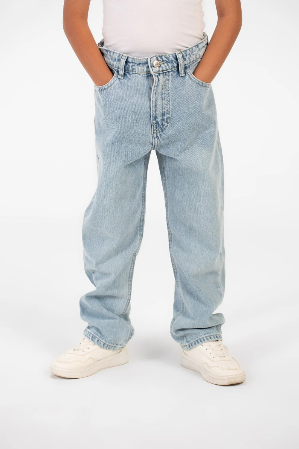 Boy's Wide Leg Jeans Pants With Five Pockets And Modern Design - Image 21
