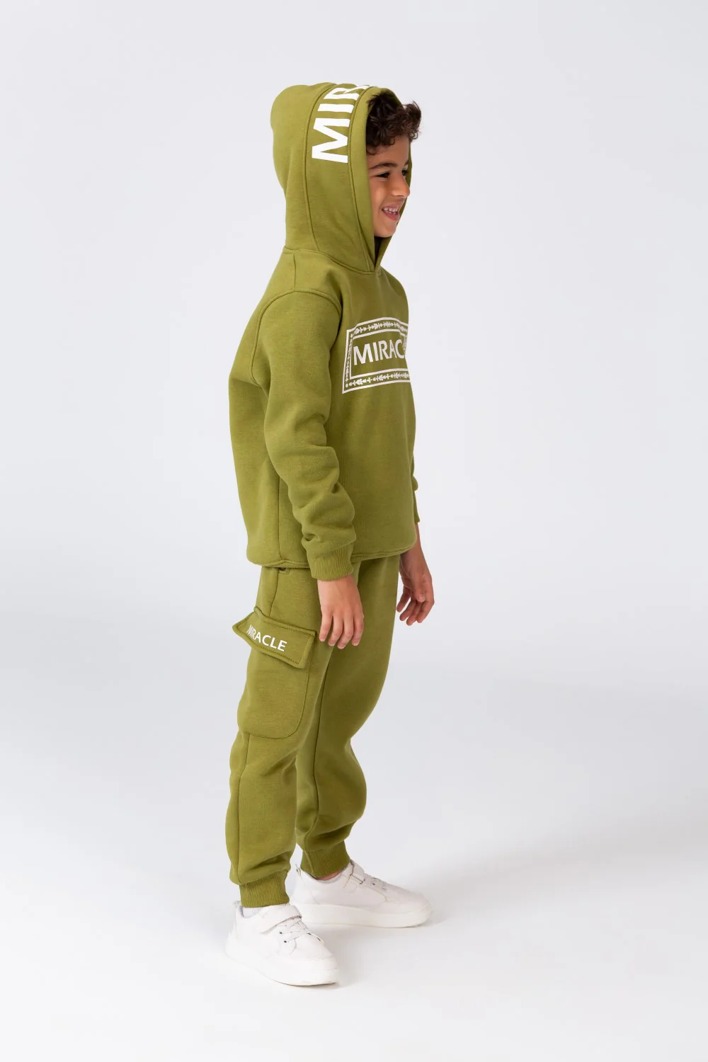 Boy's Winter Printed Training Suit In Milton Material - Image 3