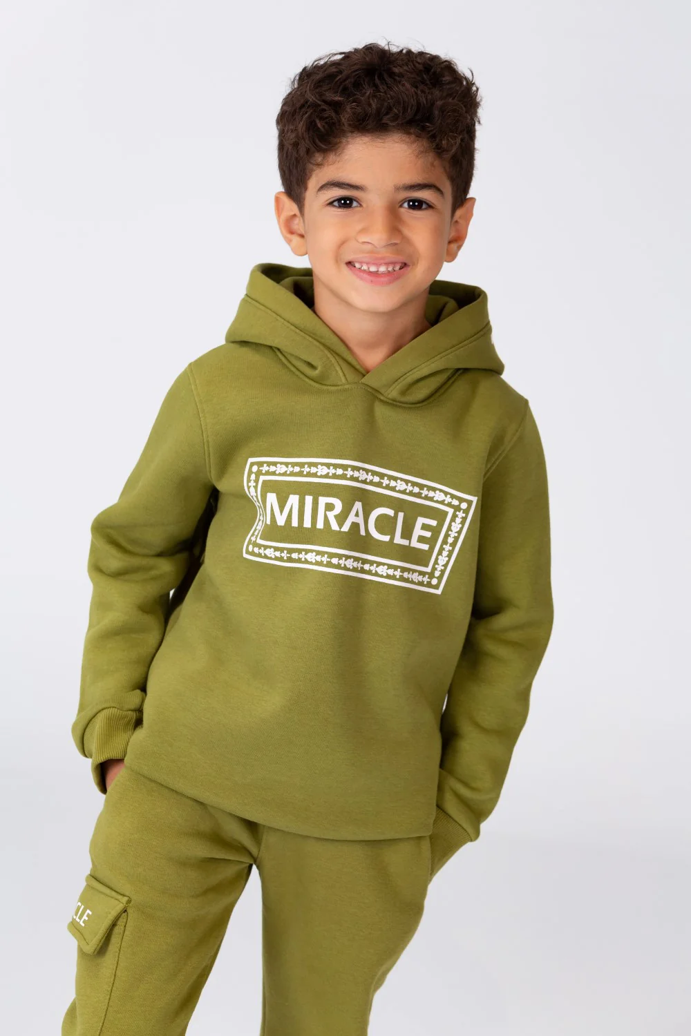Boy's Winter Printed Training Suit In Milton Material - Image 4