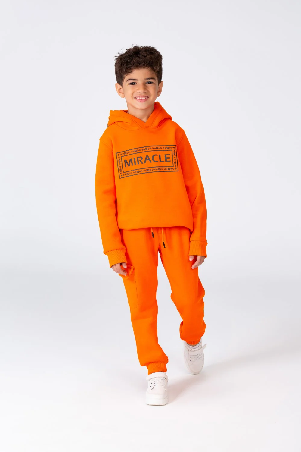 Boy's Winter Printed Training Suit In Milton Material - Image 5