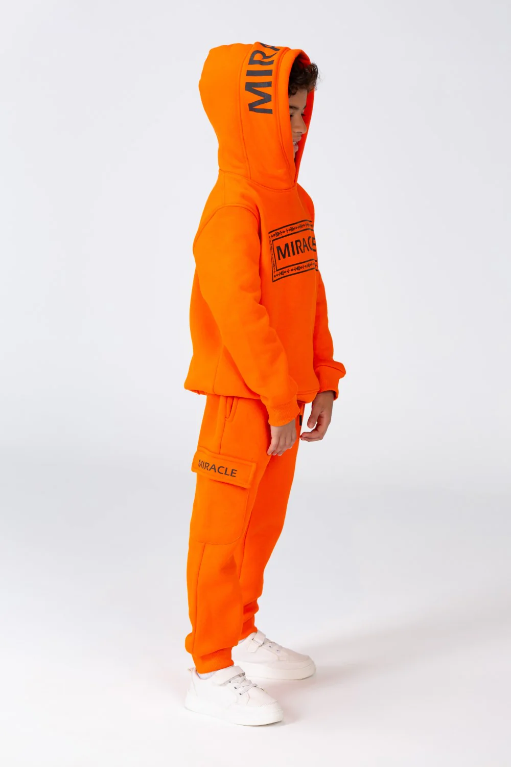 Boy's Winter Printed Training Suit In Milton Material - Image 7