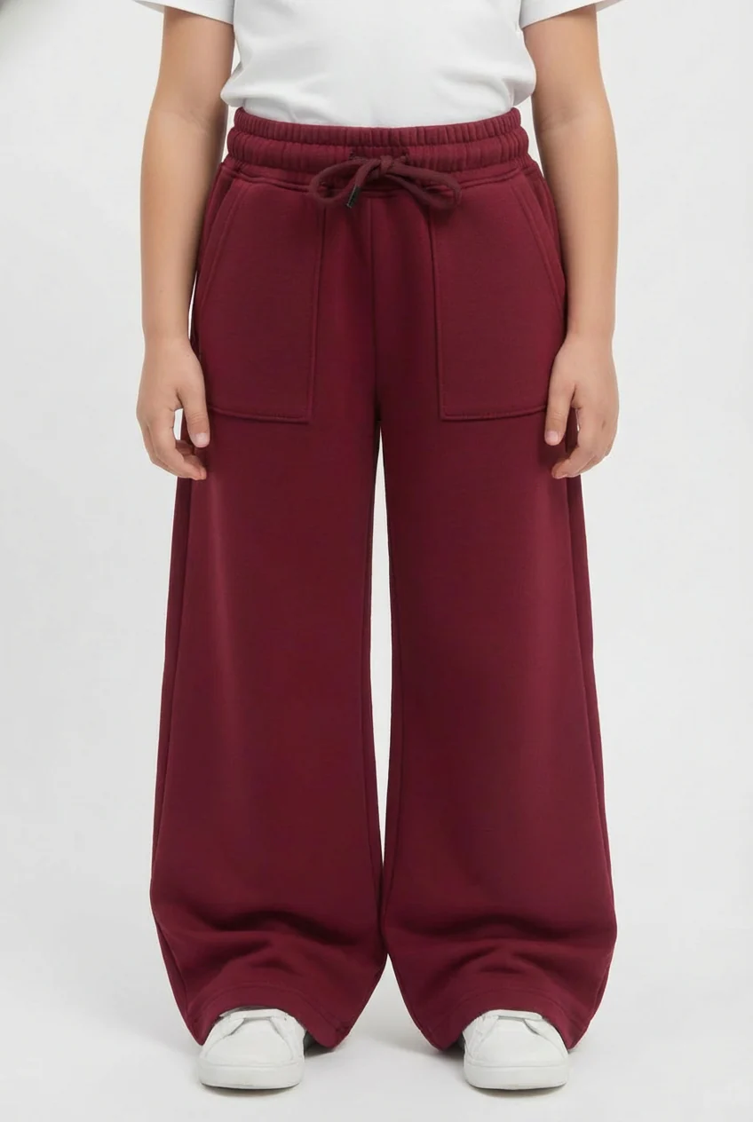 Girl’s Melton Oversize Everyday Wear Sweatpants - Image 5