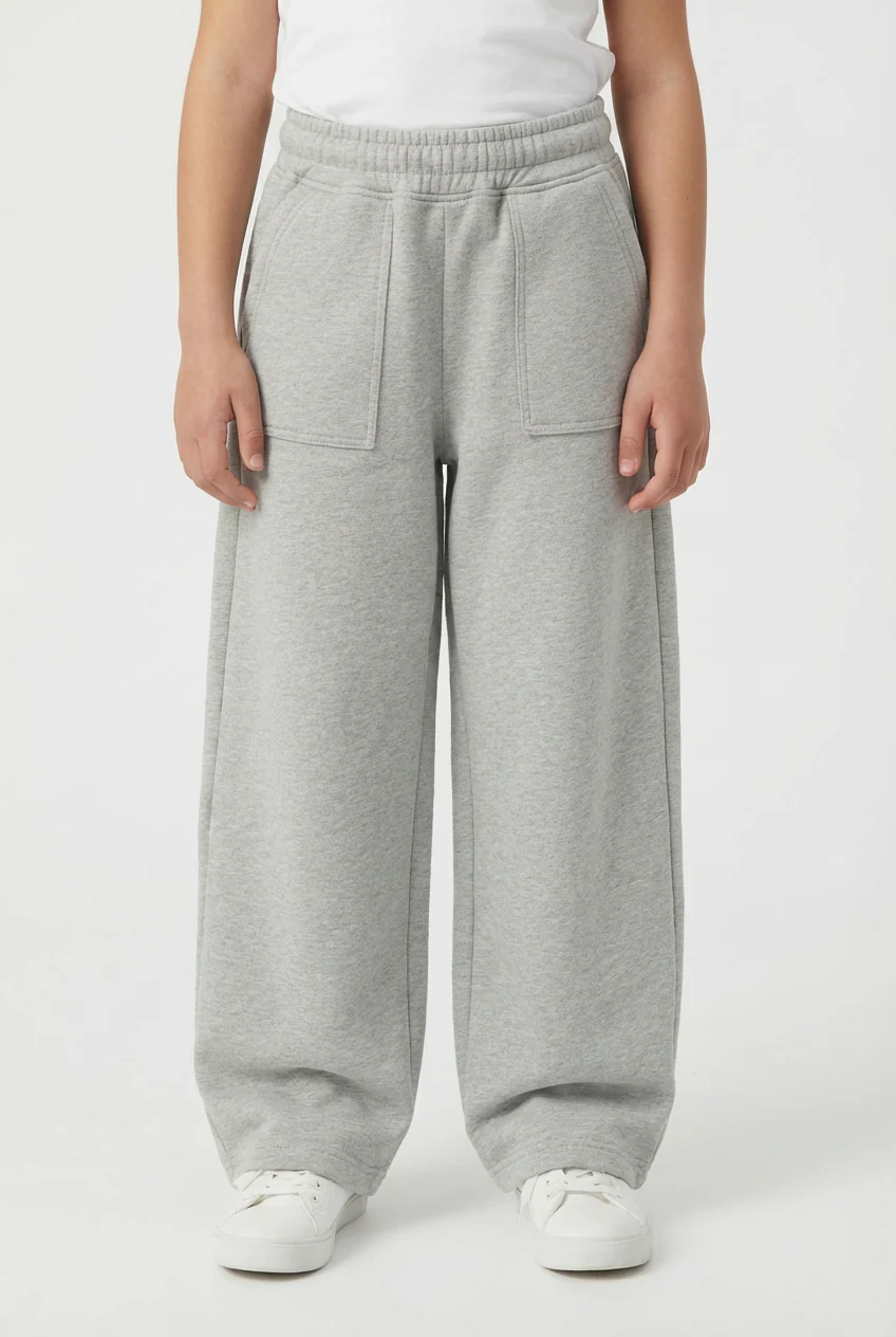 Girl’s Melton Oversize Everyday Wear Sweatpants - Image 9