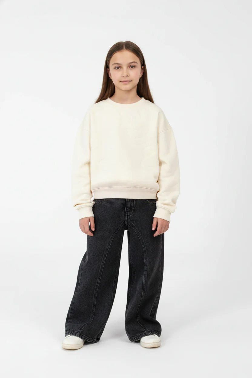 Girl’s Printed Slim Fit Comfortable Sweatshirt - Image 8