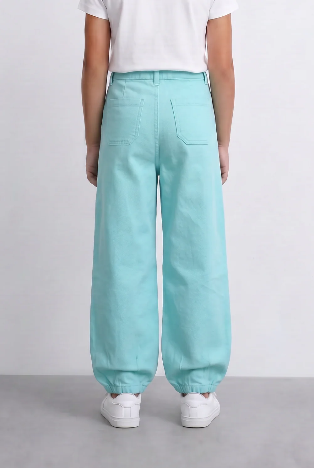 Girl's Basic Slouchy Fit Denim Jeans Casual Pants With Comfortable Relaxed Shape Tomato Store - Image 10