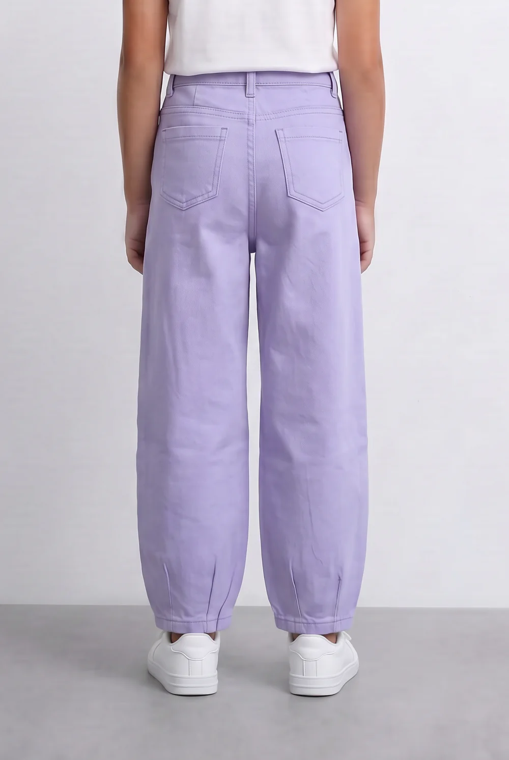 Girl's Basic Slouchy Fit Denim Jeans Casual Pants With Comfortable Relaxed Shape Tomato Store - Image 6