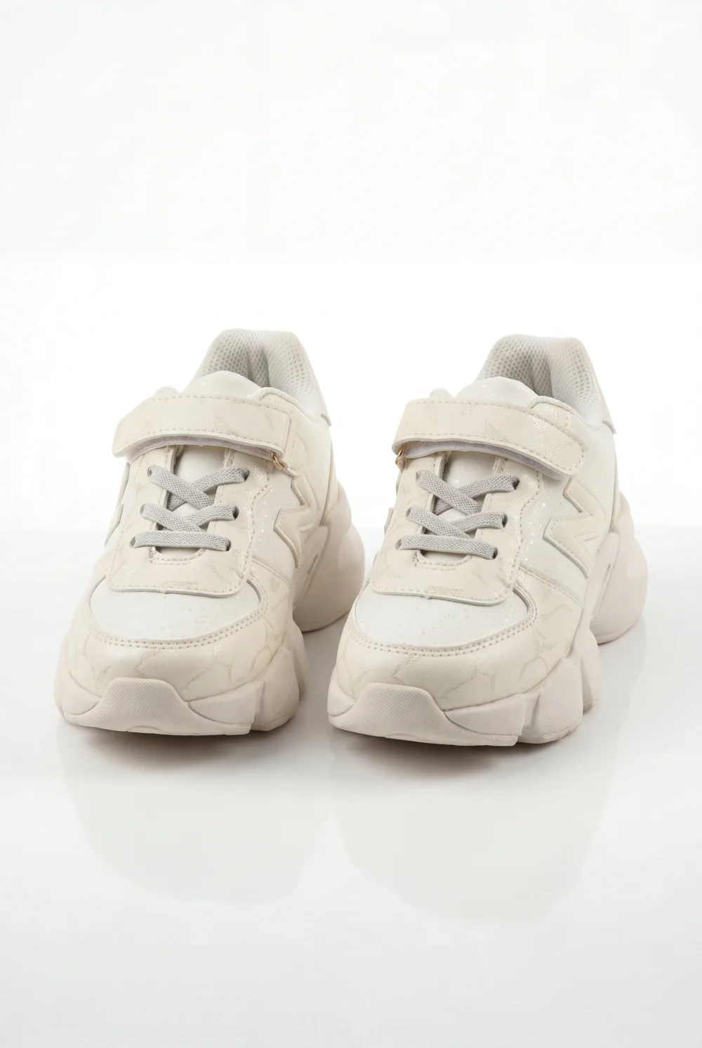 Girl's Bold Chunky Trainer Sculpted Midsole Provides Structured Feel Excellent Stability All-Day Elastic Laces Shoes - Image 9