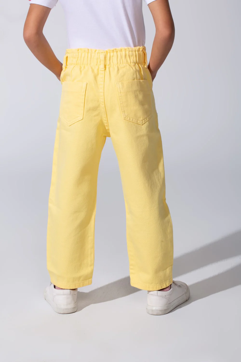 Girl's Boyfriend Gabardine Trousers Pants With Pockets And A Modern Design - Image 18